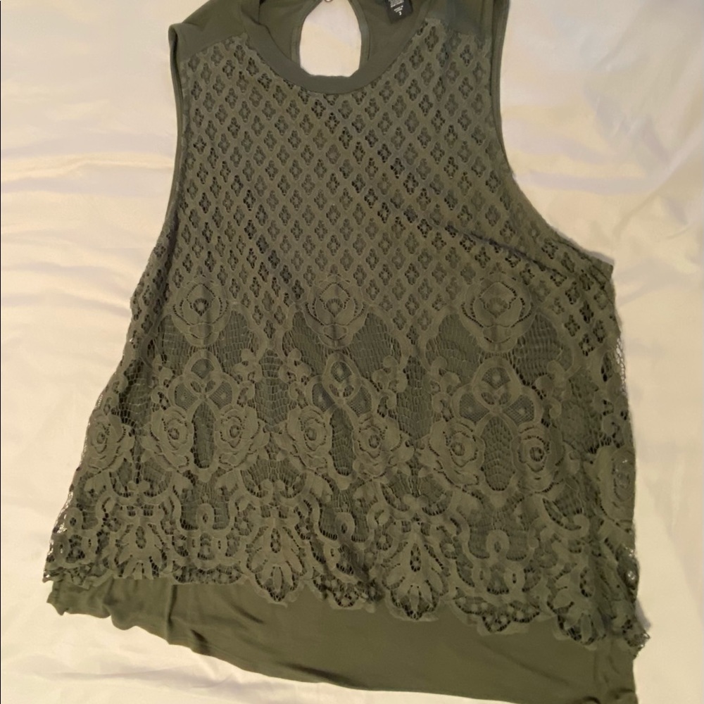 Torrid lace tank top